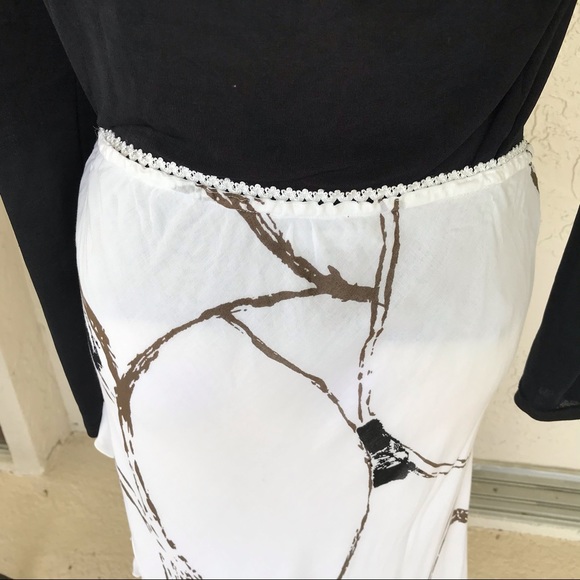 ✨Jacques Ruc Ruffled Layered Maxi Skirt SzXL - Picture 5 of 6